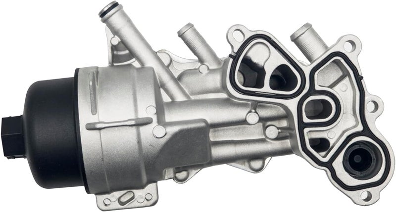 AMCC Engine Oil Cooler and Oil Filter Housing Compatible with Mini N18 Cooper 2011-2016 Mini Cooper Countryman 2013-2016 Cooper Paceman 1.6L Replace： 11428643745 11427583112 - Image 4
